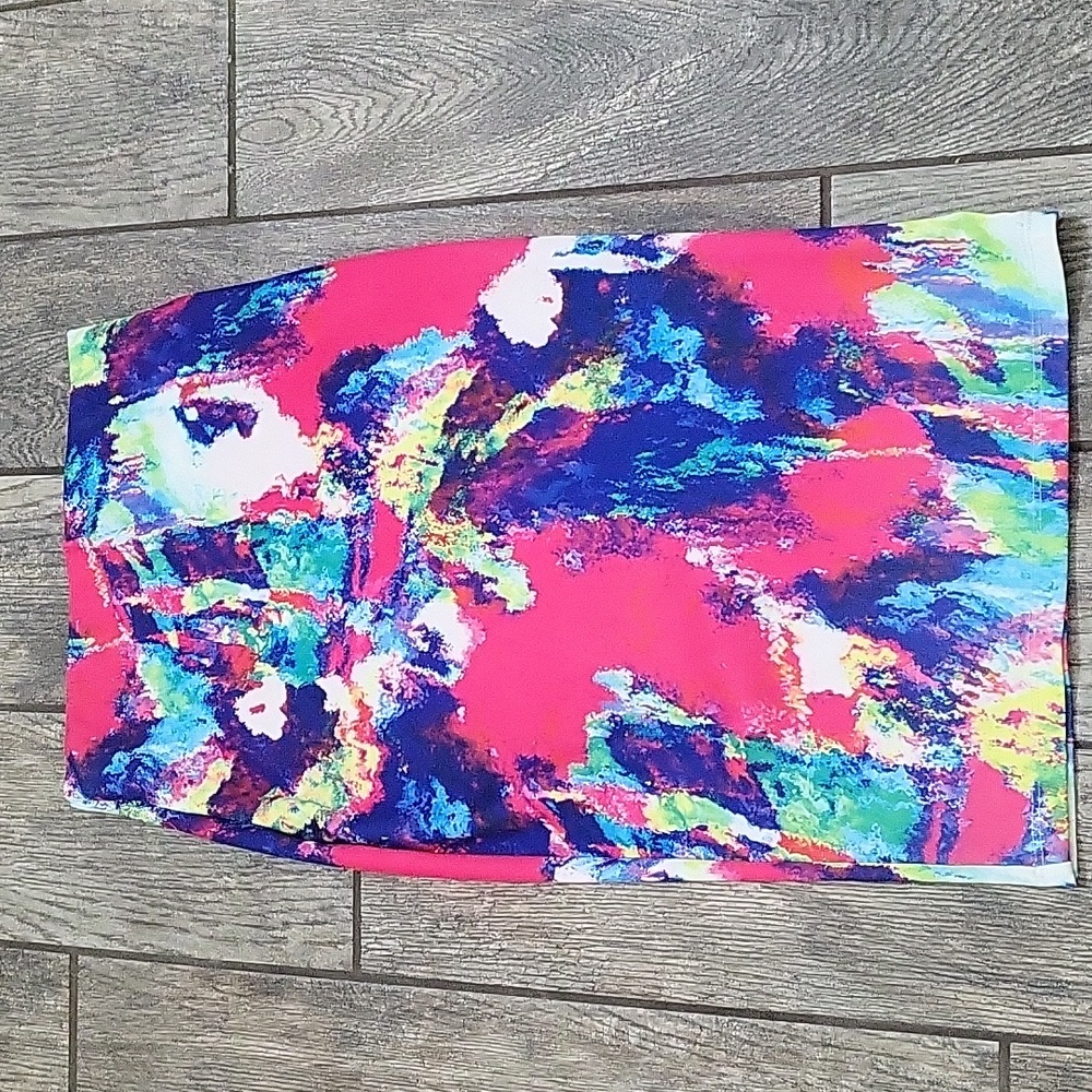 Bright Color Pencil Skirt